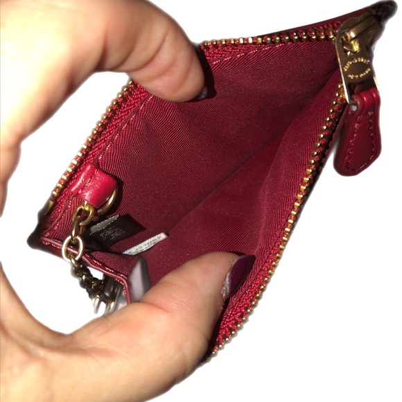 Coach Lexy Shoulder Bag Purse F27972 Signature Canvas Brown Leather Valentine - Picture 8 of 9